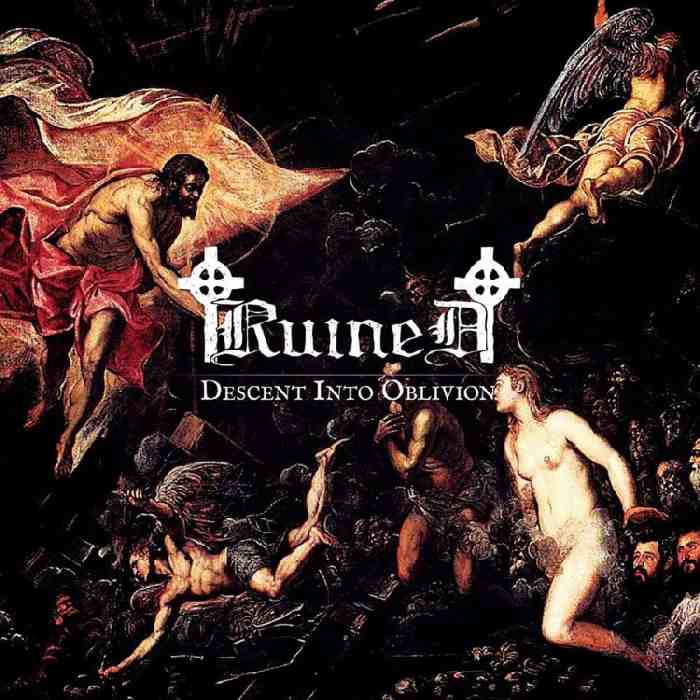 RUINED - Descent into Oblivion CD | Black Hearts Records