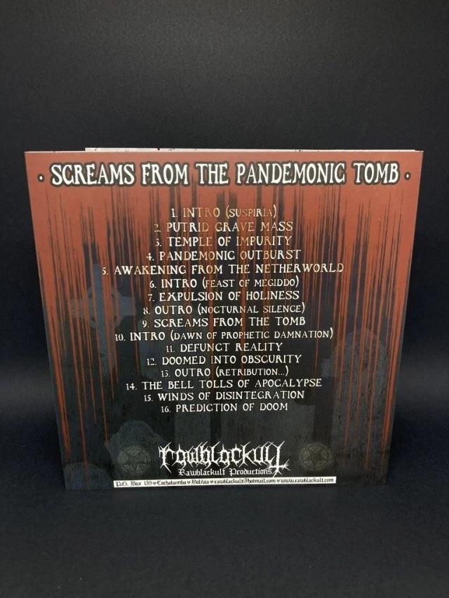 Nocturnal Vomit - Screams from the Pandemonic Tomb Giant DigipakCD