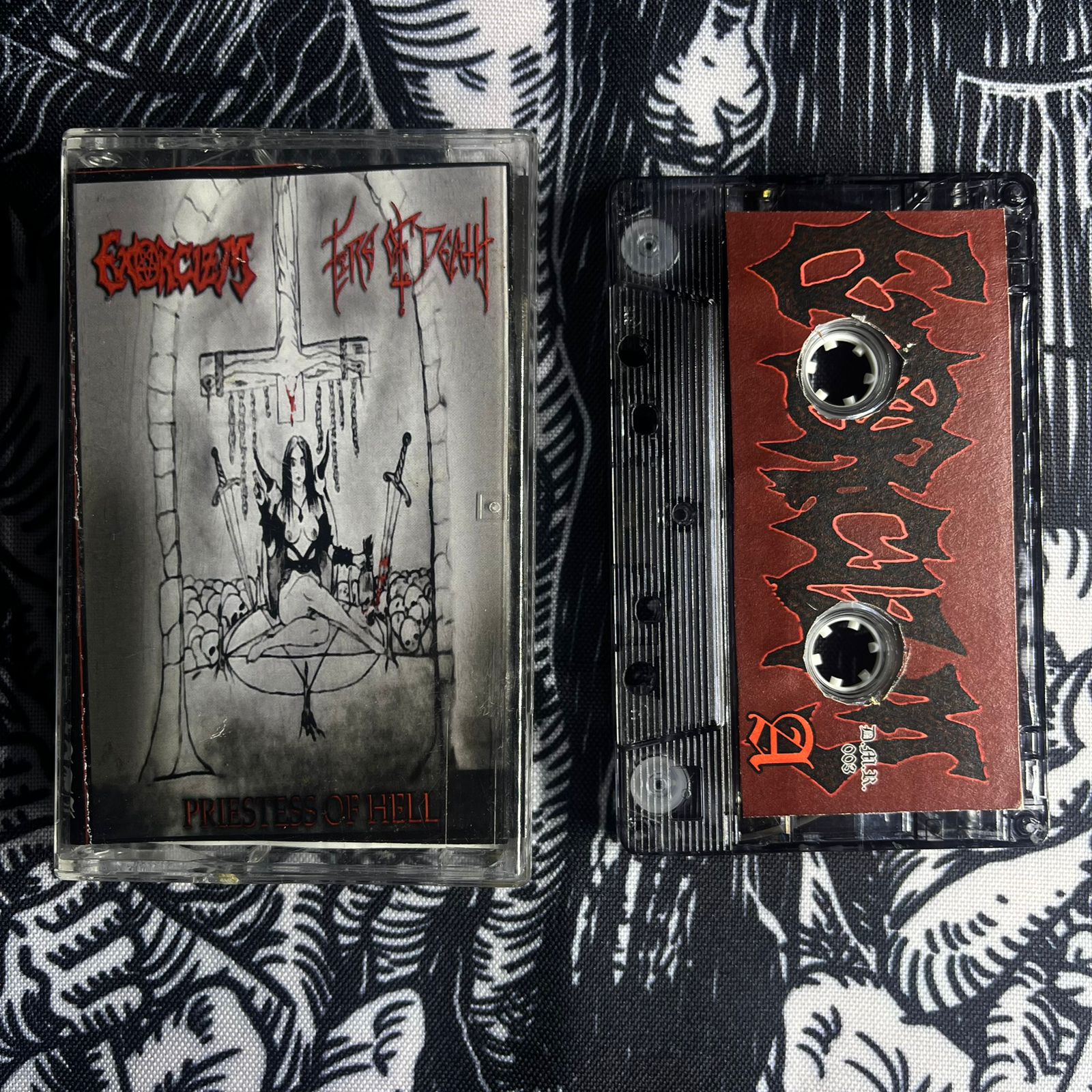 Fire of Death / Exorcizm - Priestess of Hell Cassete