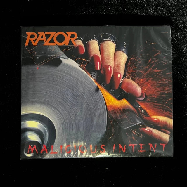 Razor - Malicious Intent CD Slipcase | Black Hearts Records