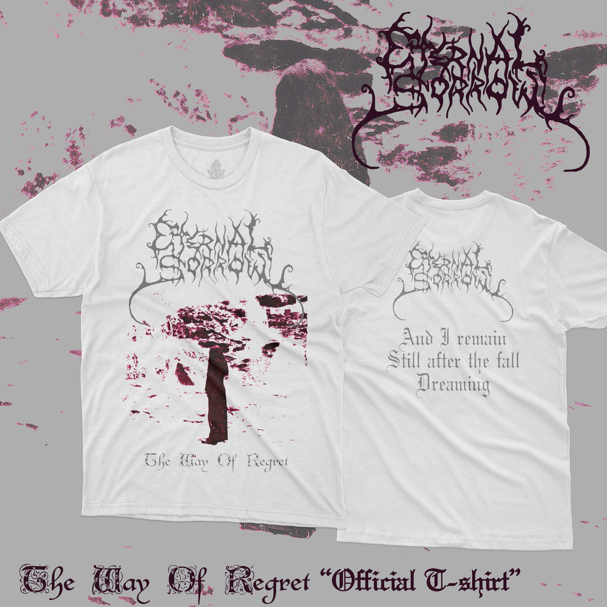 ETERNAL SORROW - The Way of Regret Camiseta Branca | Black Hearts Records