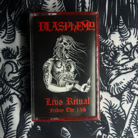 BLASPHEMY - Live Ritual - Friday the 13th Cassete | Black Hearts Records