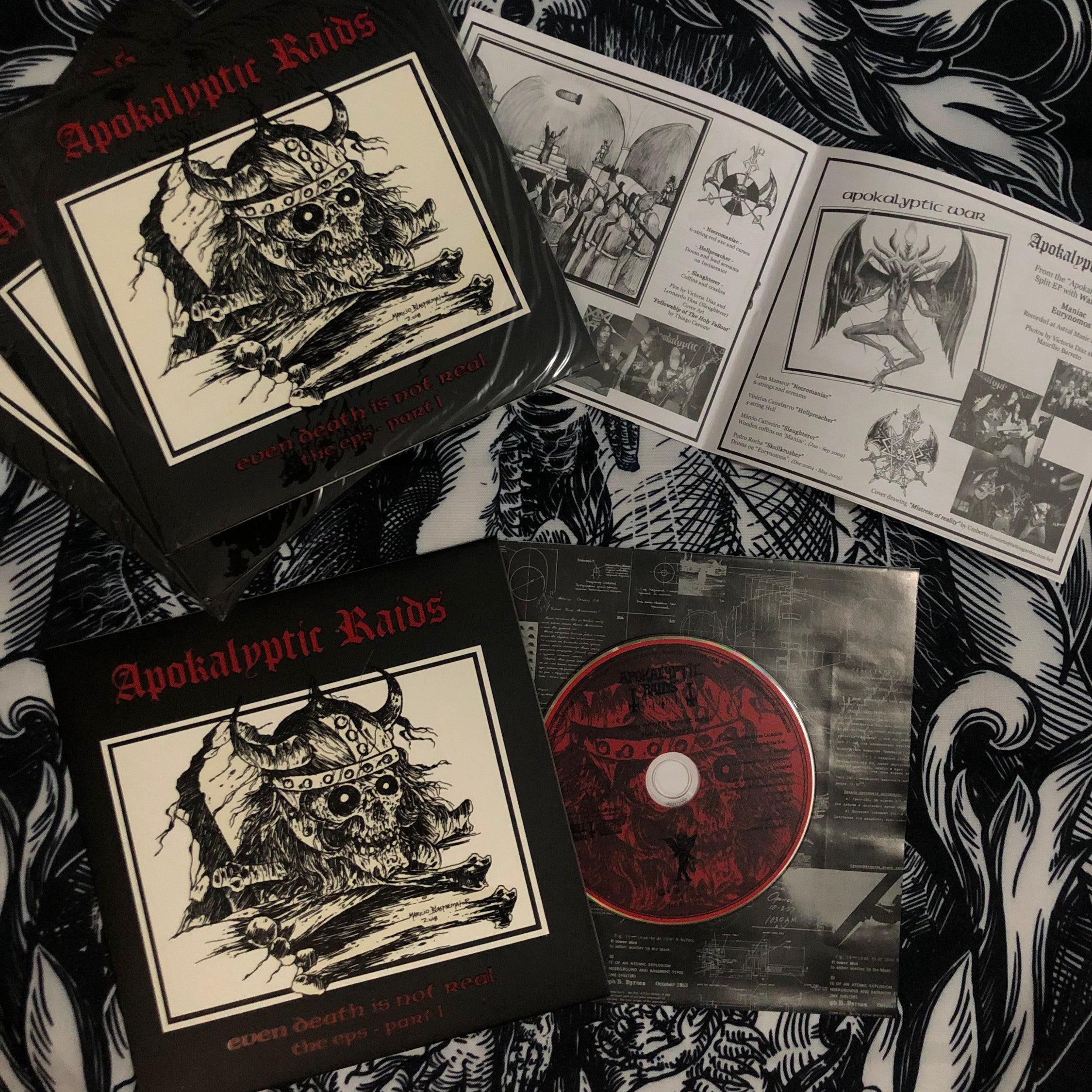 Apokalyptic Raids - Even Death Is Not Real the EPs - Part I 7" Giant Digi CD