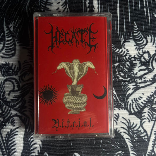 HECATE - V.I.T.R.I.O.L. Cassete Preta | Black Hearts Records
