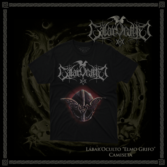 LÁBAR’OCULTO - Elmo Grifo Camiseta | Black Hearts Records