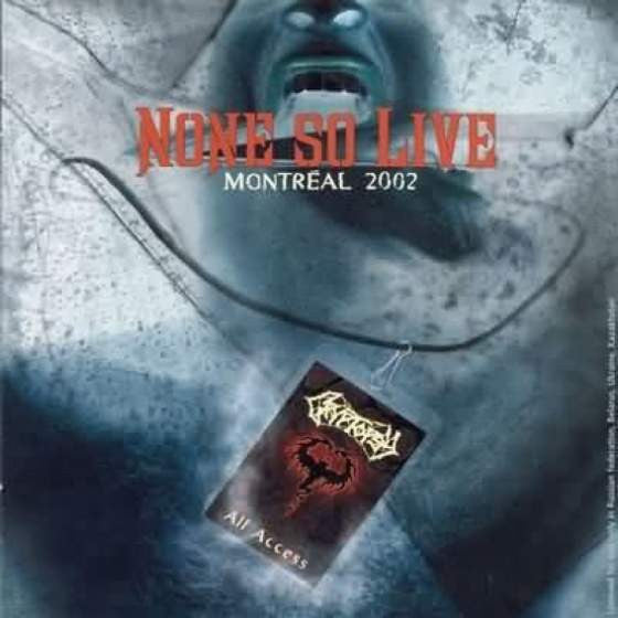 Cryptopsy - None So Live CD | Black Hearts Records