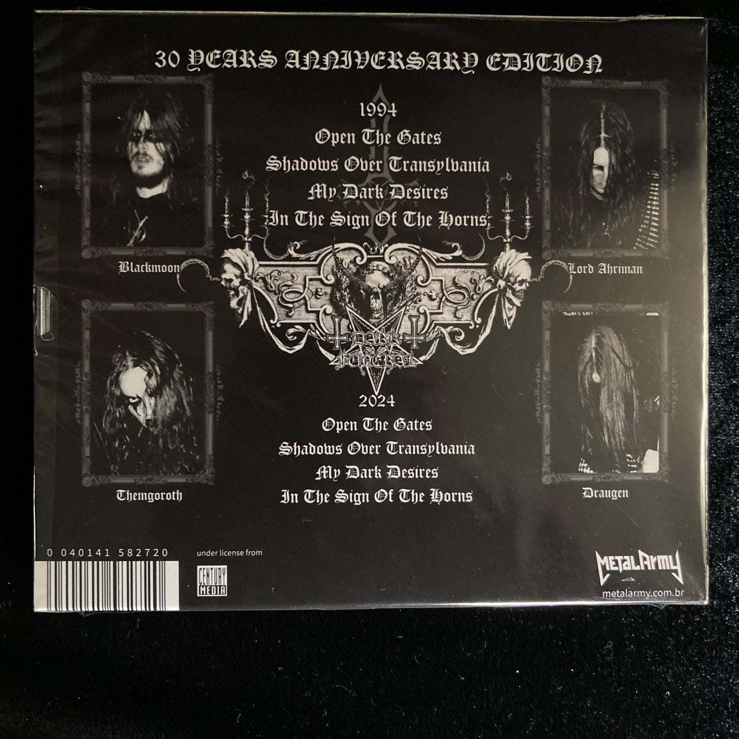 Dark Funeral - S/T (30 Years Anniversary Edition) CD Slipcase