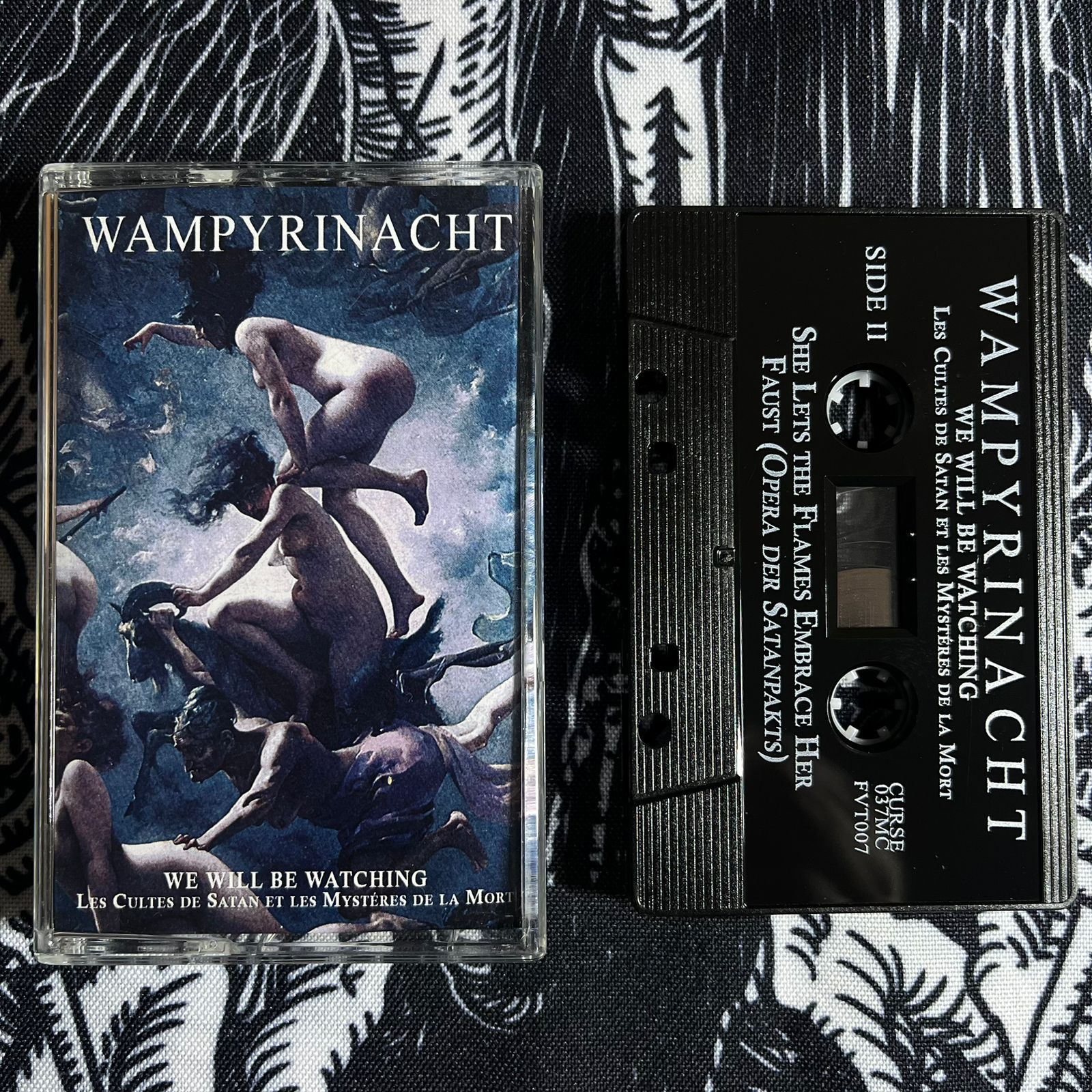 Wampyrinacht - We Will Be Watching: Les cultes de Satan et les mystères de la mort Cassete | Black Hearts Records