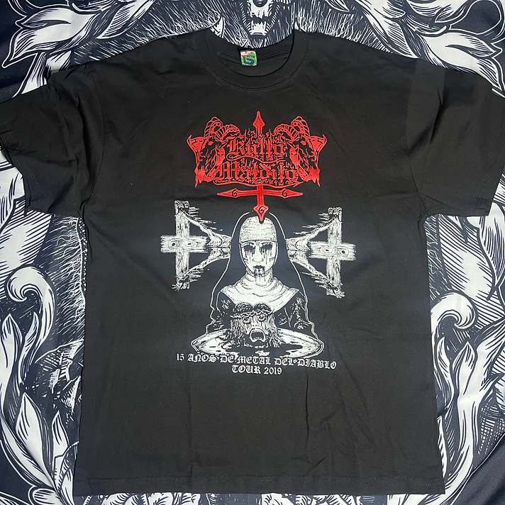 Kulto Maldito – 15 Anos de Metal Del Diablo Tour 2019 Camiseta