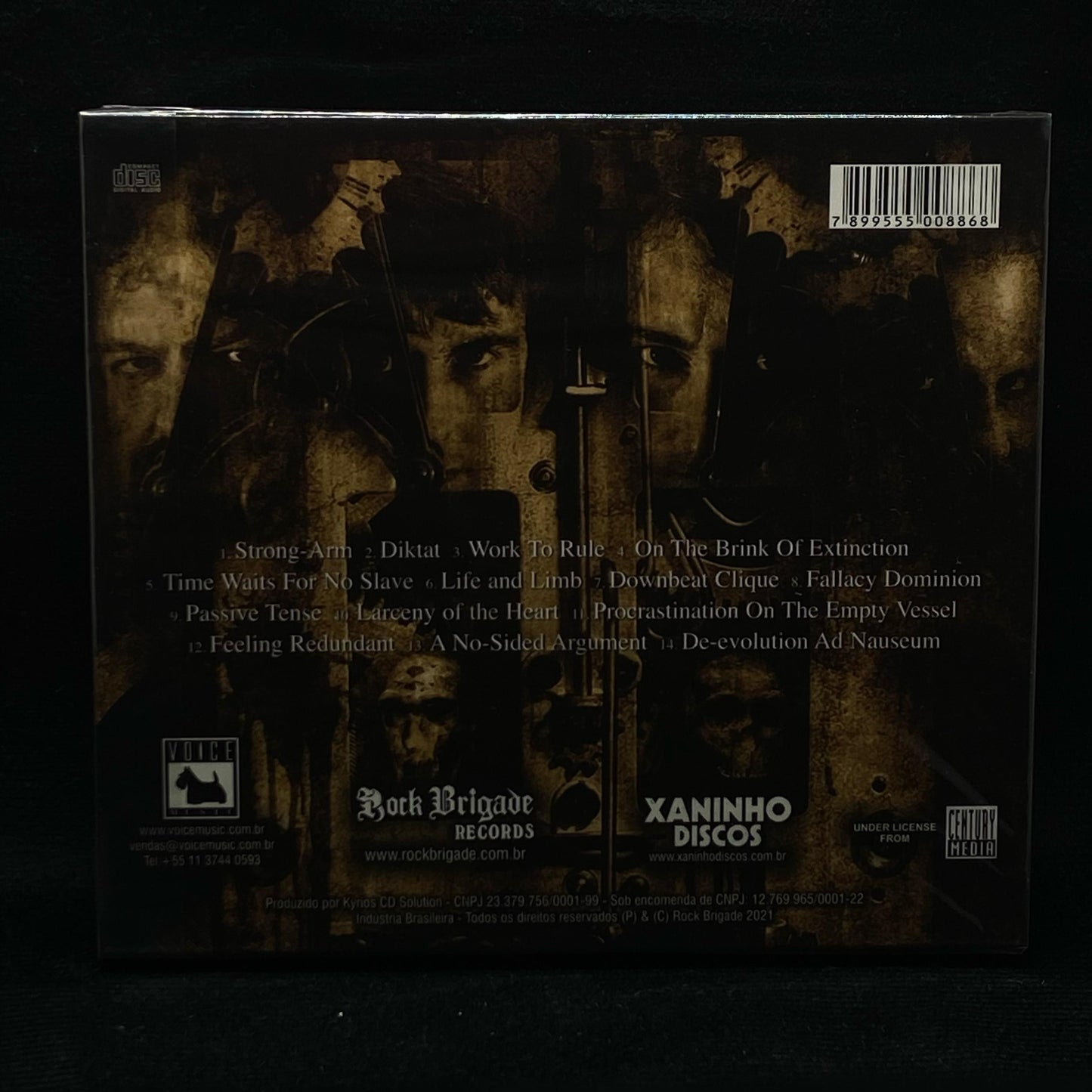 Napalm Death - Time Waits For No Slave CD Slipcase