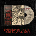 SADOPHALLUS - SADOKULT - BLASPHEMANIAC - INFERNAL FLAMES  4way split CD
