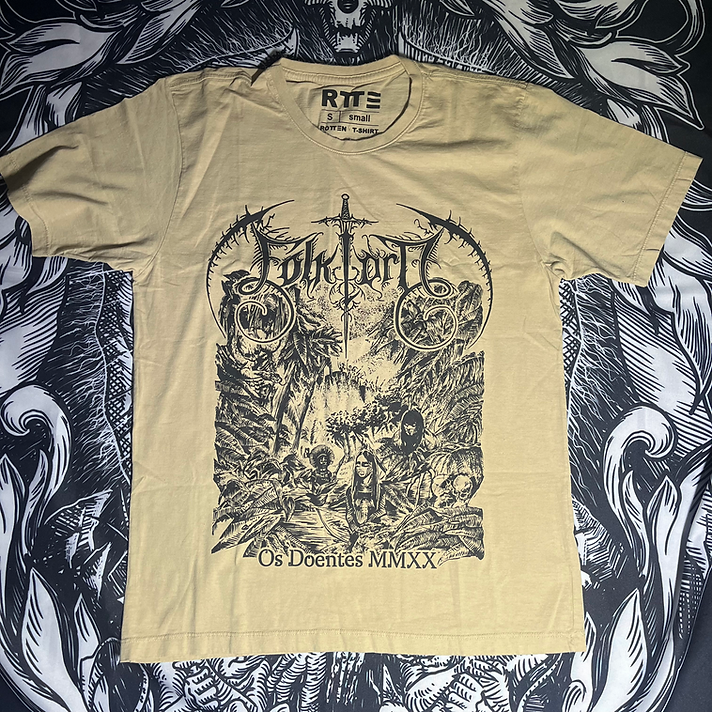 FOLKLORD - Os doentes MMXX Camiseta | Black Hearts Records