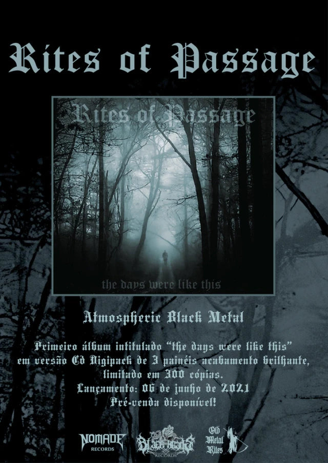 RITES OF PASSAGE- The days were like this CD Digipak