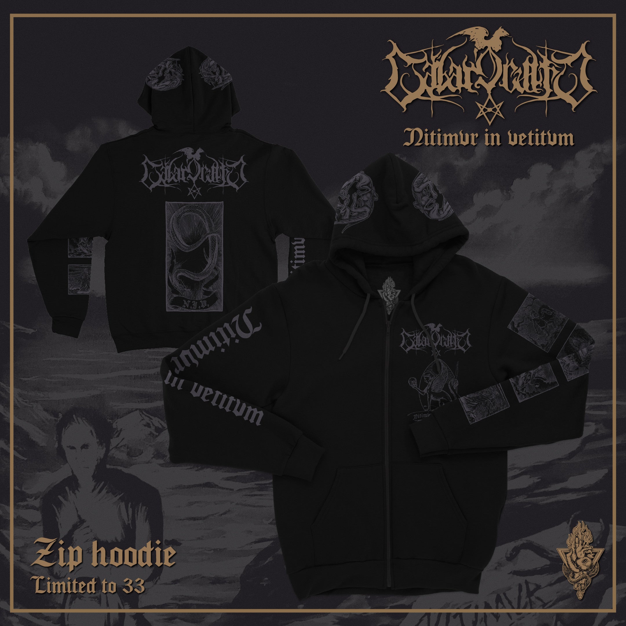 Lábar'Oculto "Nitimvr in vetitvm" Moletom Zíper