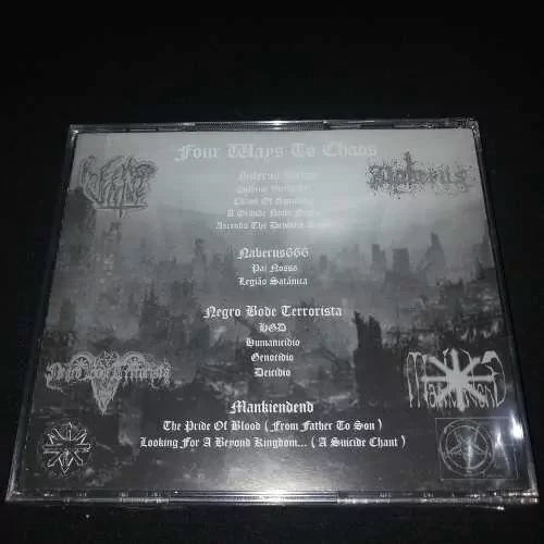 Four Ways To Chaos - Split Negro Bode Terrorista CD