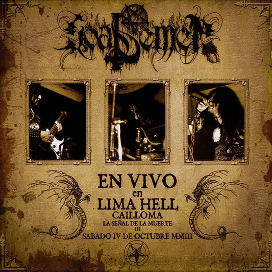 GOAT SEMEN - En Vivo En Lima Hell CD | Black Hearts Records