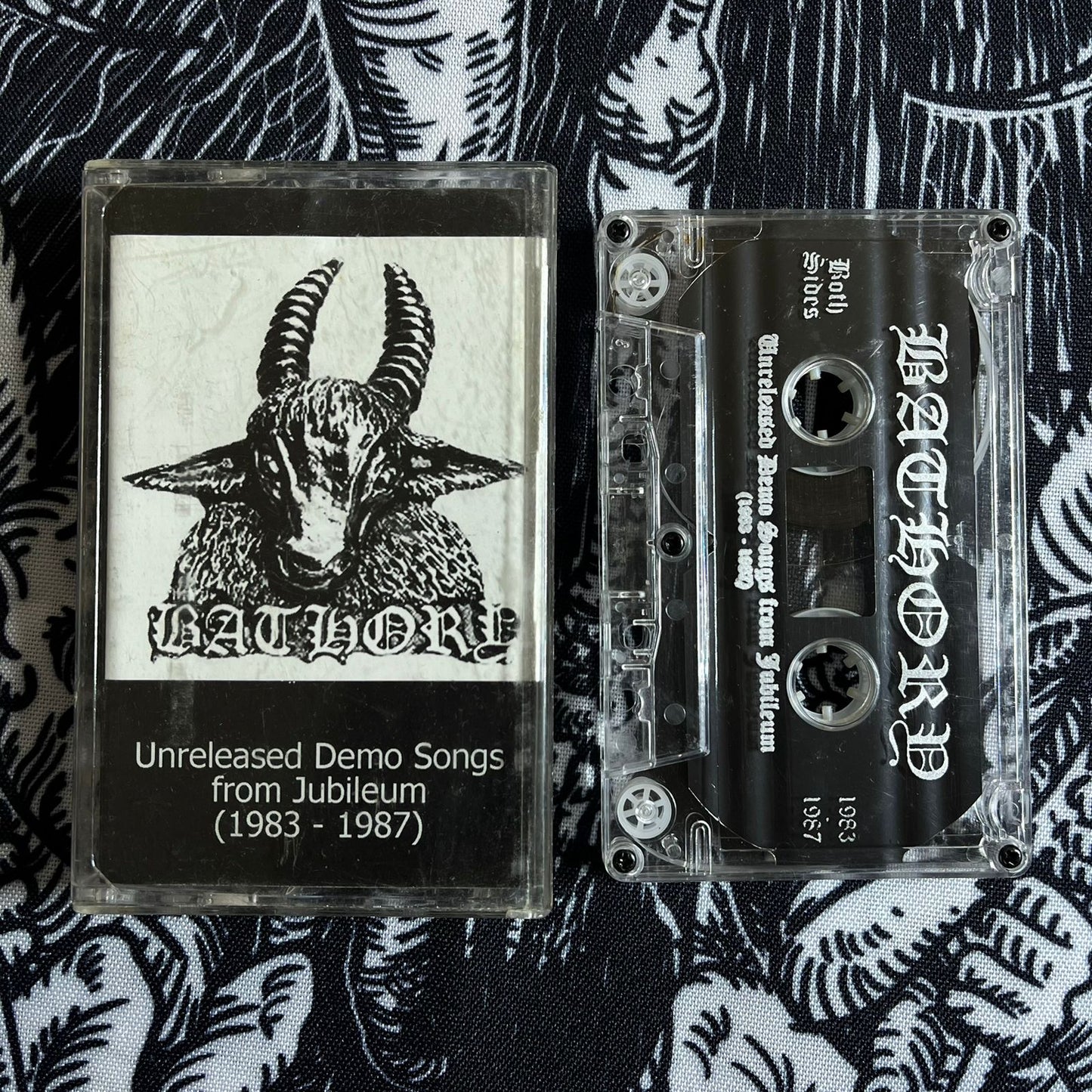 Bathory - Unreleased Demo Songs from Jubileum (1983 - 1987) Cassete | Black Hearts Records