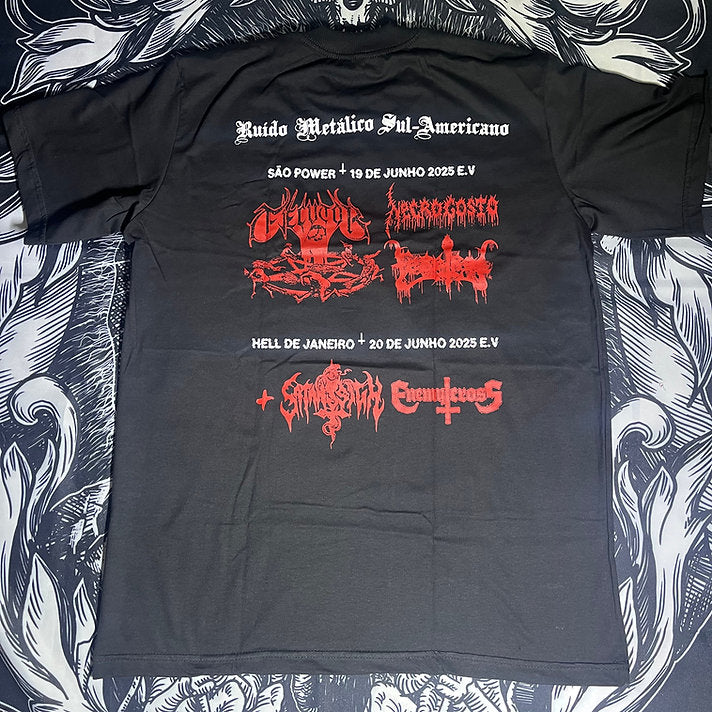 Ejecutor / Necrogosto - Ruído Metálico 2025 Camiseta