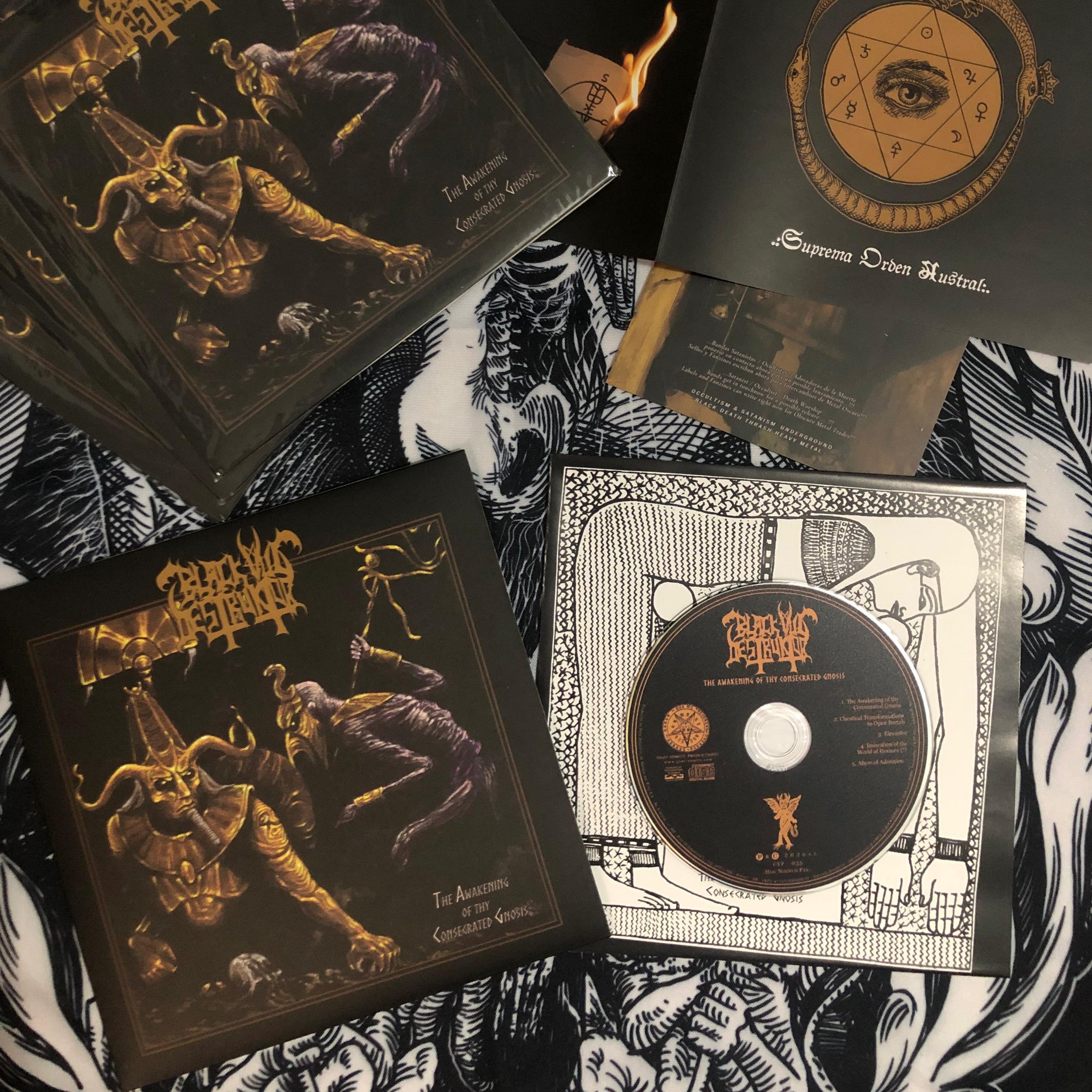 Black Vul Destruktor - The Awakening of Thy Consecrated Gnosis 7" Giant Digi CD