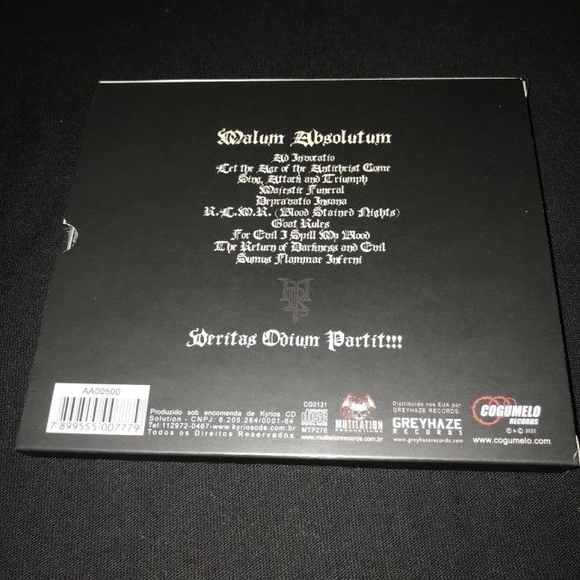 Murder Rape  - Malum Absolutum CD