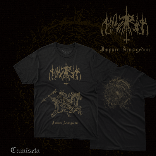 AMAZARAK - Impuro Armagedon Camiseta | Black Hearts Records