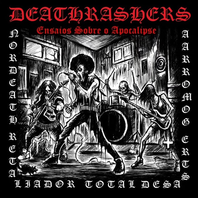 Retaliador / Total Desastre / Gomorraa / Nordeath - Deathrashers: Ensaios Sobre o Apocalipse Cd | Black Hearts Records