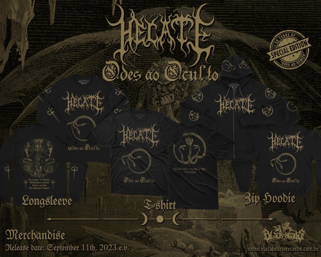 HECATE "Odes ao Oculto" Moletom Ziper