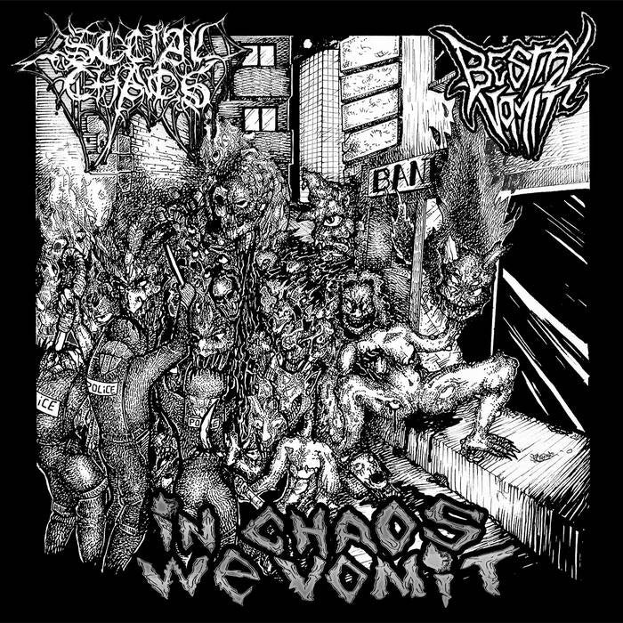 Social Chaos / Bestial Vomit - In Chaos We Vomit CD