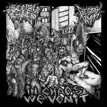 Social Chaos / Bestial Vomit - In Chaos We Vomit CD