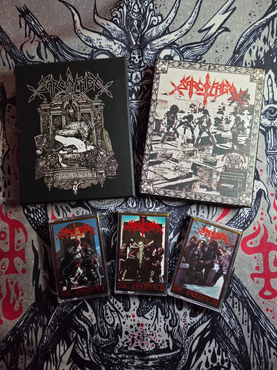 Sarcófago - Die... Hard! Cassete Box | Black Hearts Records