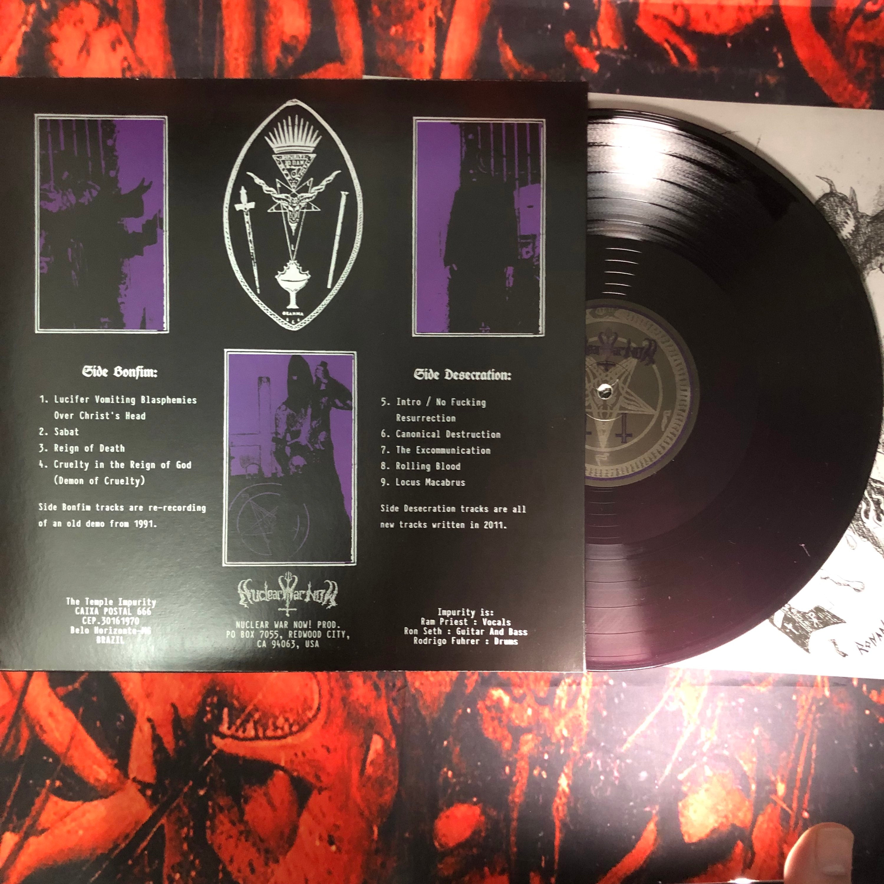 Impurity - Bonfim Moritvri Mortivis LP Edição Diehard