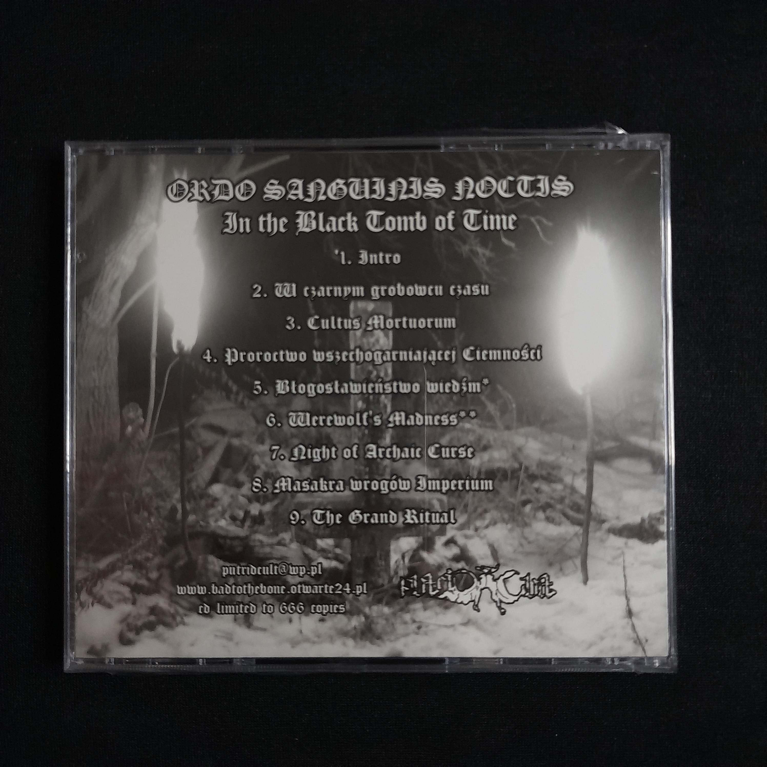 Ordo Sanguinis Noctis - In the Black Tomb of Time CD