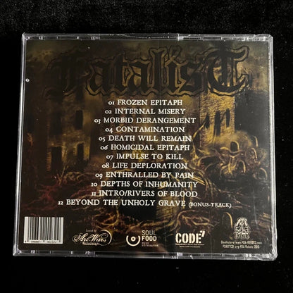 Fatalist - The Depths of Inhumanity CD