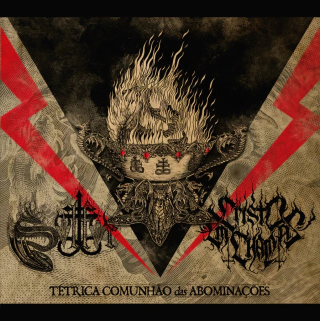 SVLFVR / CRISTO EM CHAMAS "Tétrica Comunhão das Abominações" CD Digipak