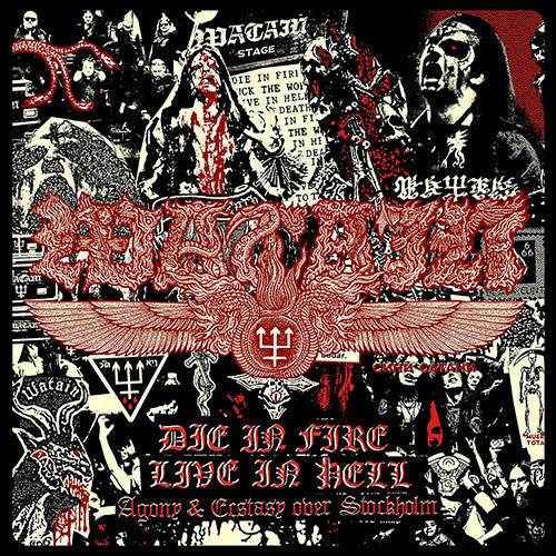 Watain - Die In Fire: Live In Hell CD | Black Hearts Records