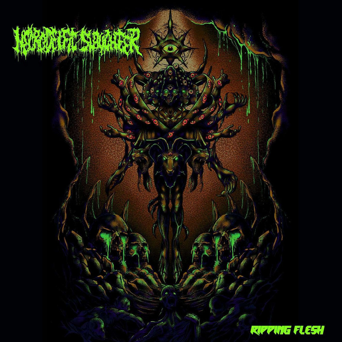 Necrodeific Slaughter - Ripping Flesh CD | Black Hearts Records