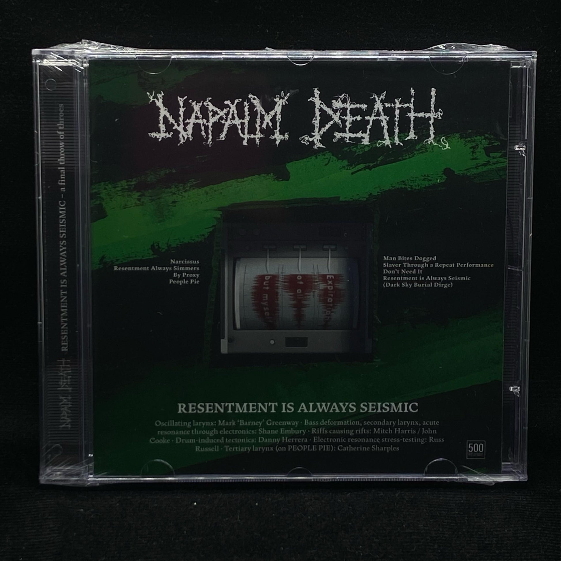 Napalm Death - Resentment Is Always Seismic - A Final Throw Of Throes CD | Black Hearts Records