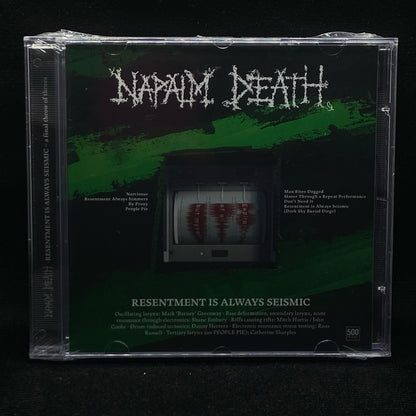 Napalm Death - Resentment Is Always Seismic - A Final Throw Of Throes CD | Black Hearts Records