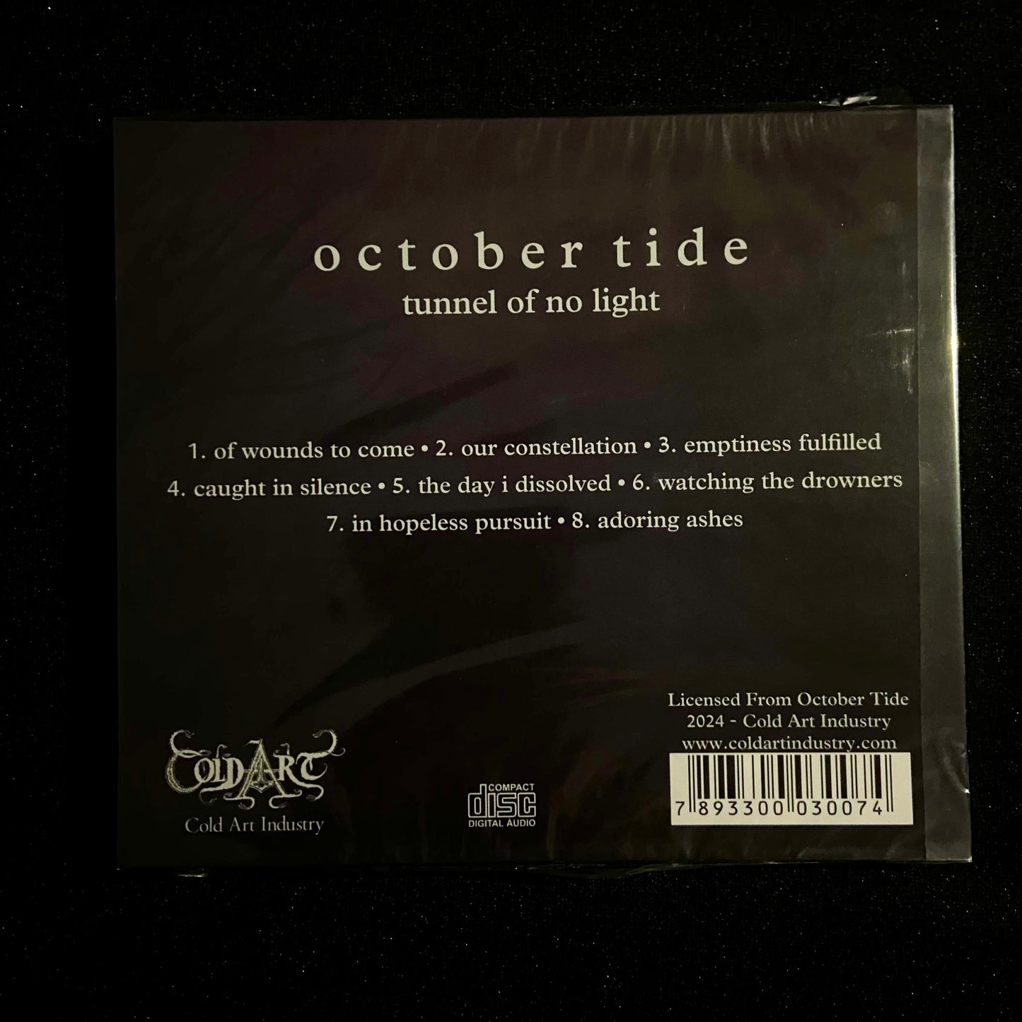 October Tide - Tunnel of No Light CD Slipcase