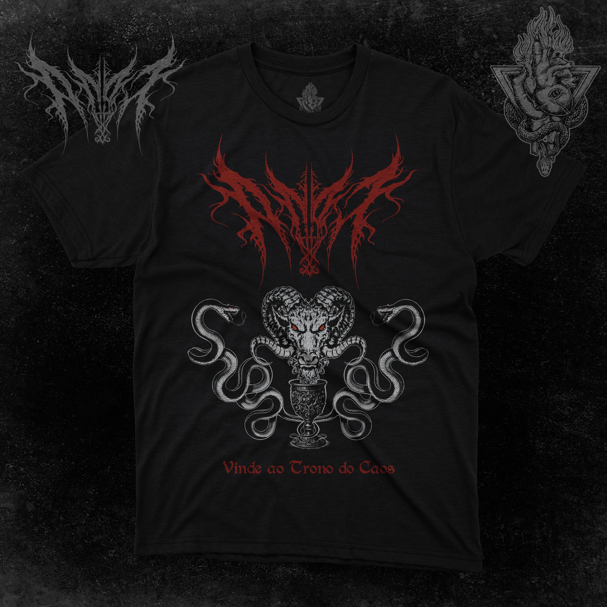 ANAX "Vinde ao Trono do Caos" Camiseta