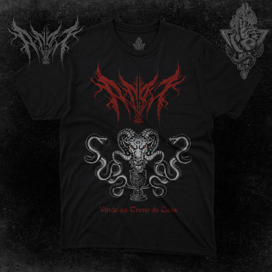 ANAX - Vinde ao Trono do Caos Camiseta | Black Hearts Records