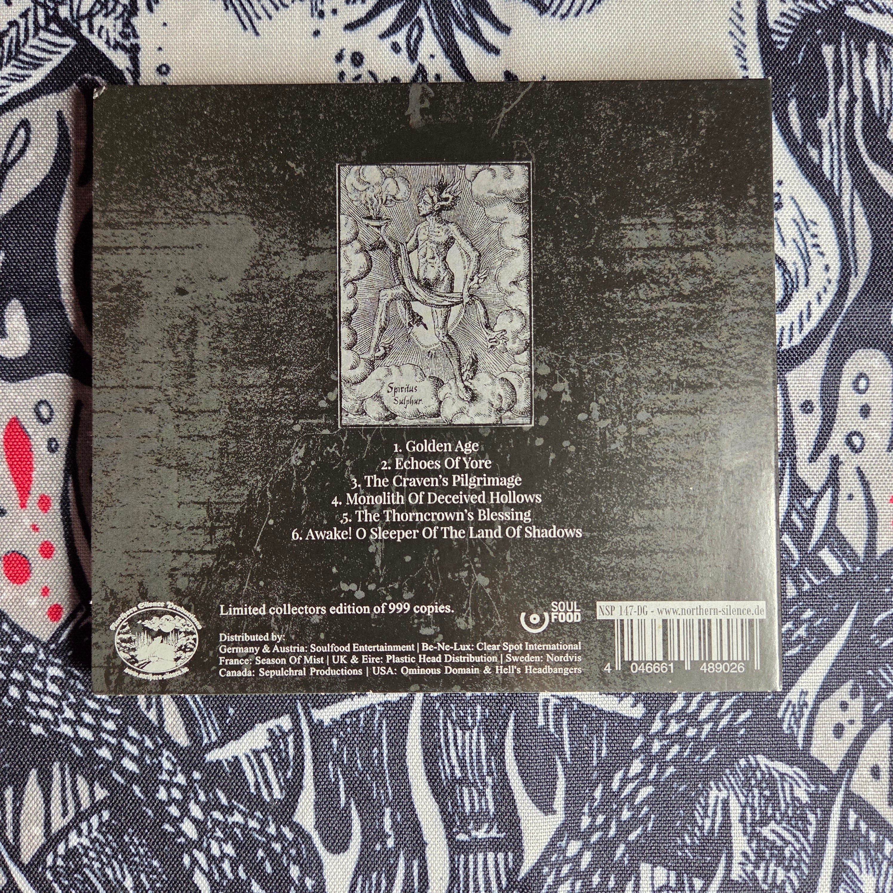Dead Limbs - Spiritus/Sulphur Cd Digipak