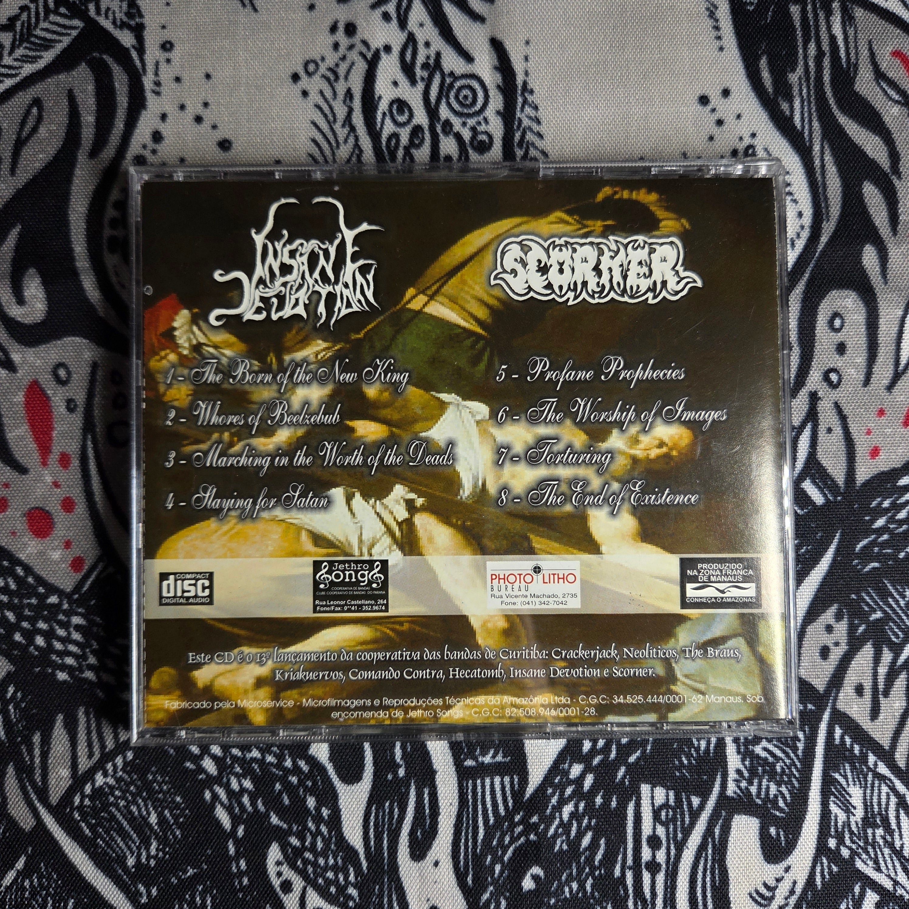 Insane Devotion / Scorner - In Inferioribus Terrae Cd