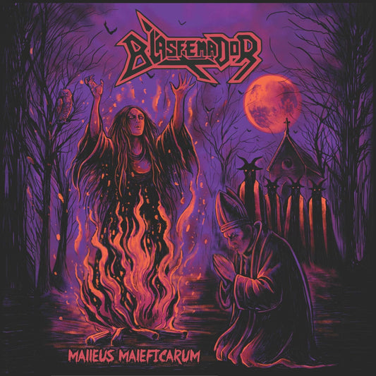 BLASFEMADOR - Malleus Maleficarum Lp Roxo | Black Hearts Records