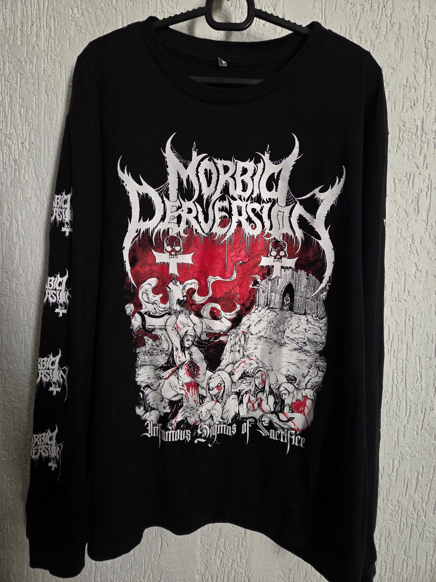 Morbid Perversion - Infamous Dogmas of Sacrifice Camiseta Manga Longa