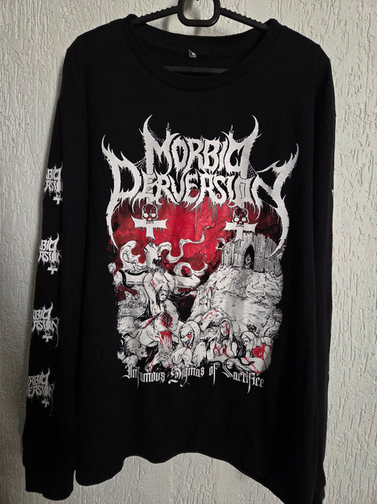 Morbid Perversion - Infamous Dogmas of Sacrifice Camiseta Manga Longa