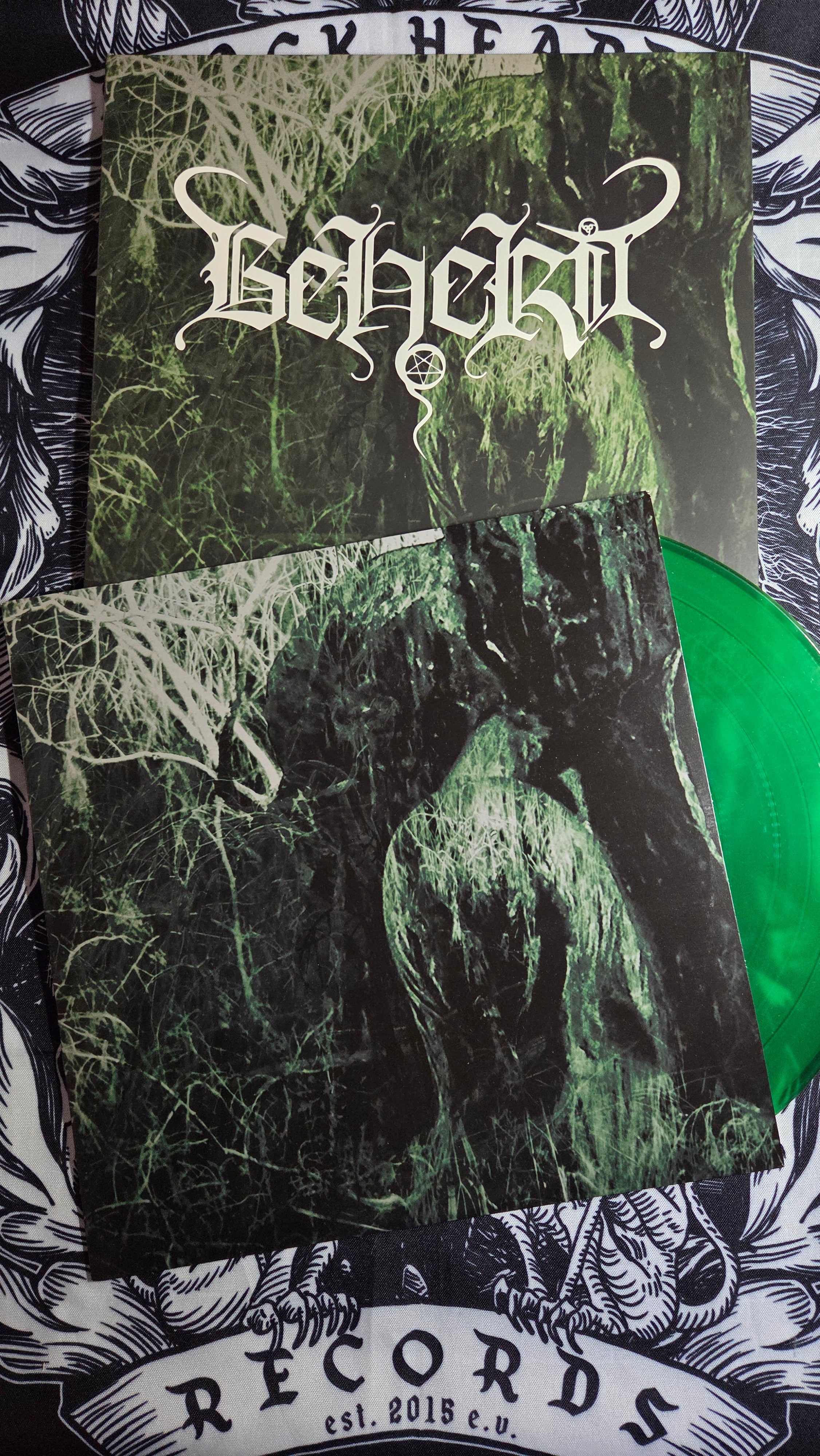 Beherit - Engram Lp Verde translúcido